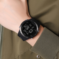 Montre-bracelet numérique SKMEI 2192 étanche 50M, multi-fuseaux horaires, analogique, pour homme, Relogio Masculino, vente en gros, grand cadran, montre de sport