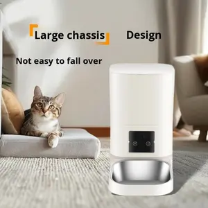 पालतू स्मार्ट पर्यावरण के अनुकूल प्लास्टिक कुत्ते कटोरे स्वचालित चार्ज फूड डिस्पेंसर कैमरा नहीं खाना खाने के लिए उच्च परिभाषा रिकॉर्ड - Product Image 5