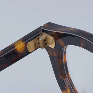 <span class=keywords><strong>Lunettes</strong></span> de soleil optiques de prescription haut de gamme 2026, <span class=keywords><strong>marque</strong></span> de créateur française, monture en acétate, unisexe, ovale carré, avec étui - Product Image 2