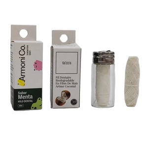 Filo Interdentale Biodegradabile in Pura Seta Organica al Gusto di Menta, 50 Metri, con Materiali Naturali e Custodia Personalizzata in Bambù - Product Image 4