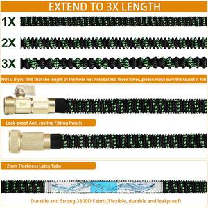 50 फीट 75 फीट 100 फीट विस्तार योग्य गार्डन होज़ पाइप, जादुई नली के साथ लचीली गार्डन होज़ रील - Product Image 6