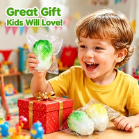 Jouet à presser en forme de chou, nouveauté, balle anti-stress portable pour enfants, décoration de bureau, récompense pour la classe, cadeau d'anniversaire et de fête
