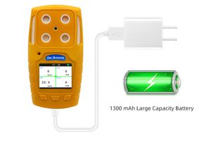 Detector de Qualidade do Ar 4 em 1 TVOC CO2 CO Monitor de Formaldeído Analisadores de Gás para Casa e Escritório - Product Image 6