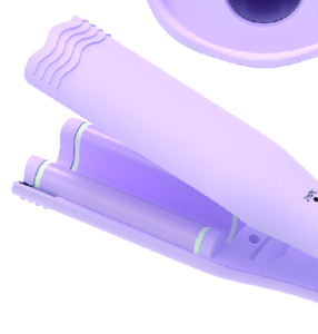 Rizador de Pelo Portátil Pequeño de Iones Negativos de Aluminio, Calentamiento Rápido, Inalámbrico, para Uso en Hoteles, Forma de Ondas, Rizador Profundo en U - Product Image 5