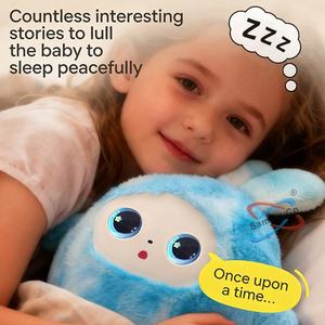 Robot IA multilingue, jouet en peluche parlant en coton doux avec contrôle par application et yeux dynamiques pour la décoration intérieure - Product Image 3
