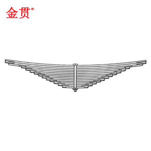 ชุดประกอบแหนบรถบรรทุก Oem <span class=keywords><strong>WT</strong></span> 3121-00 ขนาด 14*100*12L - Product Image 1
