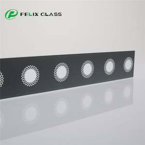 Panneau de verre décoratif personnalisé, imprimé en sérigraphie, style industriel moderne, verre trempé à haute transmission, finition polie - Product Image 2