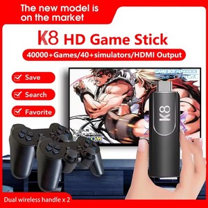 2023 K8 Game Stick 4K HD Sortie 40000 Jeux 3D 64 Go Mini Petite Boîte TV <span class=keywords><strong>Console</strong></span> De Jeu Rétro Consoles De Jeux Vidéo Pour PSP PS1 M8 - Product Image 3