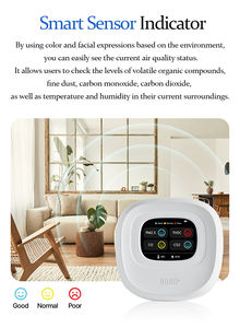 Analyseur de gaz portable co2 avec moniteur d'humidité relative et détecteur de PM2.5 Vente en gros - Product Image 3