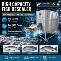 Descamadora de Pescado Alta Capacidad Chorro de Agua Acero Inoxidable 304 para Salmón Tilapia Carpa Procesamiento Gran Escala