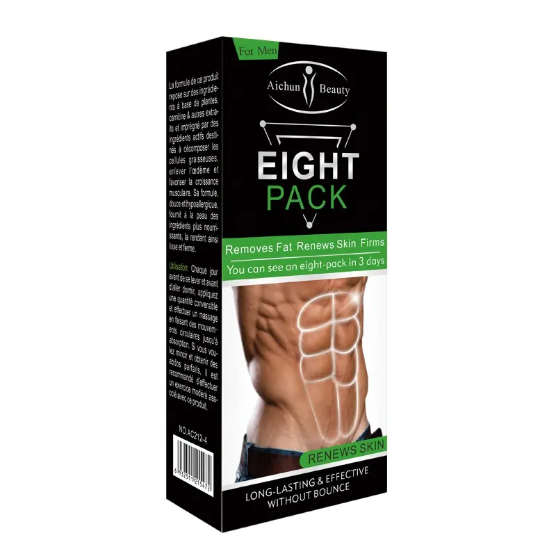Private Label восемь Pack мышцы сжигание жира горячий крем для похудения для мужчин женщин