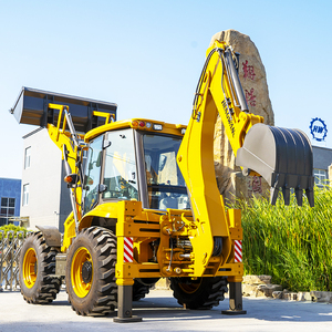 Kostenloser Versand 4x4 HW388 Kompakter Hydraulischer Seitenverschiebungs-Bagger zum Verkauf in Jamaika Mini-Traktor mit Schaufel und Bagger Günstiger Preis - Product Image 3