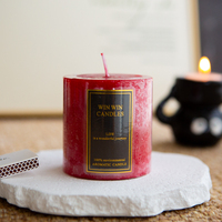 Erdbeerduft-Kerze, Fruchtduft-Kerzenstiele, Langanhaltende Aromatherapie-Kerze für Wohnraumdekoration