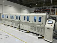 Machine de cintrage rotative semi-automatique en acier inoxydable pour la production de tiges d'appuie-tête automobile, avec moteur de cintrage et de rainurage