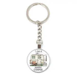 Custom logo latest design Canadian shopping cart coin key holder trolley coin keychain