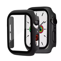 Protection d'écran en verre trempé de haute qualité à couverture intégrale, étui pour montre intelligente pour I Watch 41 mm 40 mm 42 mm 44 mm 45 mm