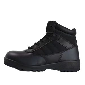 Botas de Tobillo TSB21 805 Negras de Cuero de Grano Completo con Suela Inyectada, Diseño de Media Caña, Cómodas y Ligeras - Product Image 1