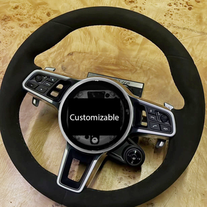 Actualización Premium para montaje de volante Alcantara para <span class=keywords><strong>Porsche</strong></span> Panamera Cayman TT 911 718 992 991 estilo deportivo <span class=keywords><strong>comprar</strong></span> en línea ahora - Product Image 3