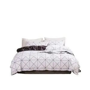 European Style Quilt Cover Set - Durable Polyester <strong>Bedding</strong> with Matching Pillowcases - Product Image 1