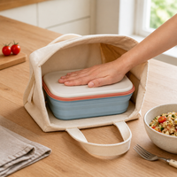 Bols pliables en silicone de qualité alimentaire - Design contemporain, compatibles lave-vaisselle, non toxiques, portables pour la rentrée scolaire et les fêtes
