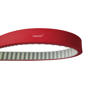 Yonghang T10 Pu Synchronous <b>Belt</b> <b>Red</b> Apl Adhesive Wear Resistant For Glass Edging Machines - Product Image 5