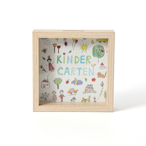 Phim Hoạt Hình Hộp Tiền Nhà In Thủ<span class=keywords><strong>y</strong></span> Tinh Gỗ Nghệ Thuật MDF Trẻ Em Của Hộp Tiết Kiệm Với Sao Ngọt Ngào Quà Tặng Cho Đồng Xu Lưu Trữ - Product Image 3