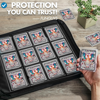Torson - Carpeta de Cuero Sintético con 12 Bolsillos para 384+ Cartas, 35PT, Impermeable, para Yugioh Tcg Mtg UG Topladers, Álbum de Fotos