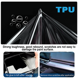 1 jeu pour BYD Sealion 7 EV 2024 2025 Film de protection de la peinture du pare-chocs avant de la <span class=keywords><strong>voiture</strong></span> Anti-rayures Extérieur TPU PPF Transparent Réparation - Product Image 2