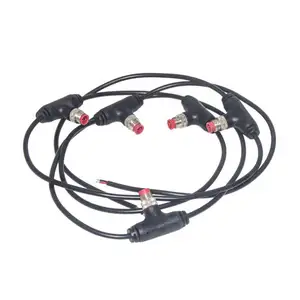 Conector de cable eléctrico impermeable M25 subterráneo para exteriores combinado Tipo T IP68 para luz LED