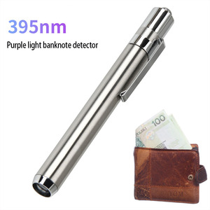 UV 365nm Schwarzlicht-Detektionslampe USB-Aufladbare LED Tragbare Banknoten-Authentifizierungs-Inspektionslampe mit Clip - Product Image 3