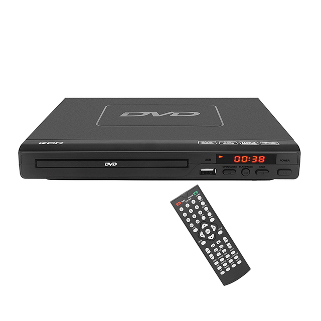 KCR Popular Small Portable 1080P HD for Player Multi-language OSD Auto PAL/NTSC 3.5" Screen Display for Home Theater Remote