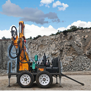 Wiel-type <span class=keywords><strong>mini</strong></span>-boorinstallatie voor waterputten, dieselhydraulisch, hoge efficiëntie, hoge precisie, 230m - Product Image 1