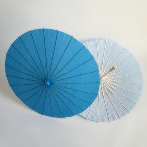 60cm/40cm/30cm/20cm <span class=keywords><strong>coloré</strong></span> bricolage Mini papier Parasol parapluies petits enfants cadeaux d'école - Product Image 2