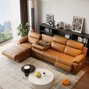 <span class=keywords><strong>Canapé</strong></span> inclinable moderne en gros, ensemble de canapés en L avec fonction USB, <span class=keywords><strong>canapé</strong></span> relaxant <span class=keywords><strong>électrique</strong></span> en cuir rembourré d'éponge - Product Image 2