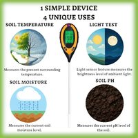 Testeur d'humidité et de pH du sol portable pour ferme, jardin et plantes - Fournisseur d'usine