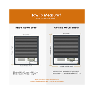 Persianas Celulares Manuales con Riel Lateral de Tela Blackout Honeycomb para Tragaluces - Product Image 5