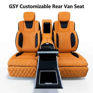 Siège de voiture britannique Luxury Patrol accessoires d'intérieur de voiture plus siège de voiture électrique VIP de couleur orange assortie pour Nissan Patrol - Product Image 1