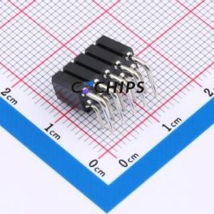 X5521FR-2x05-C70D32-1743 Pin Socket Bent Lead Through Hole,P=2.54mm Connector 2x5P 2.54mm 2.54mm Round Hole - Product Image 2