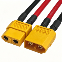 Connecteur mâle-femelle XT60 avec fil en silicone 12AWG, prise d'alimentation pour batterie de drone RC, batterie au lithium