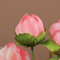 Bunga Peony Artificial 2 Tangkai Real Touch, Bunga Sutra Paeonia Besar untuk Buket Pengantin, Dekorasi Pernikahan Mewah