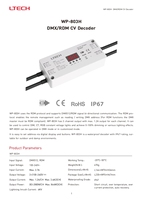 Decodificador DMX512 para Exteriores LTECH, Resistente al Agua, Decodificador RDM DMX512 para Exteriores, Resistente al Agua