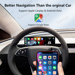 Vjoycar 8.8 inch kỹ thuật số Bảng điều khiển Heads up cho Tesla mô hình 3 y hiển thị Carplay Android tự động cảm ứng Dash Màn hình Navigation - Product Image 6