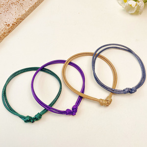 Braccialetto <span class=keywords><strong>dell</strong></span>'<span class=keywords><strong>Amicizia</strong></span> Regolabile con Cordoncino in Cera da 1,5mm, Personalizzabile con Ciondolo, Vendita Calda 2026 - Product Image 4