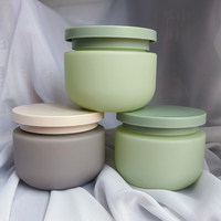 Distributeur de crème pour le visage, baume, lotion et lait corporel en PET de 250 ml avec bouchon à vis, récipient cosmétique
