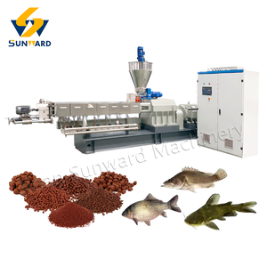 Machine de fabrication de granulés flottants Aquafeed ligne d'équipement usine producteurs d'aliments pour poissons extrudeuse fabricant - Product Image 1