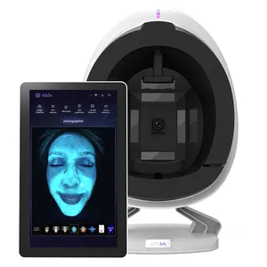 पूरे चेहरे त्वचा स्कैनर 15.6-इंच स्क्रीन के बिना Ipad उपकरण 180 डिग्री के साथ सभी-दौर मृत कोण 3D चेहरे Mositure डिवाइस