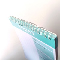 Agenda hebdomadaire B5 à spirale, couverture rigide, coloré, portable, idéal pour l'organisation, bloc-notes cadeau transfrontalier