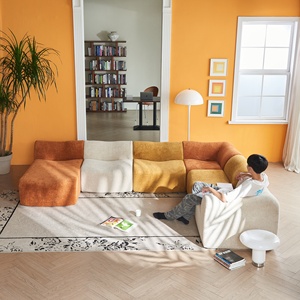 ชุดโซฟาแบบแยกส่วนอัดแน่นทันสมัยผ้าสำหรับห้องนั่งเล่นสำหรับห้องนั่งเล่น - Product Image 3