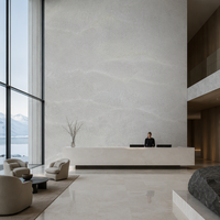Grande dalle de quartzite iceberg cristallin naturel poli pour plan de travail de cuisine, meuble-lavabo de salle de bain, revêtement mural et revêtement de sol