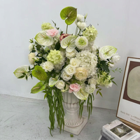 Y-P034 Nuevos Diseños de Alta Calidad, Bola de Flores Artificiales Personalizadas, Flores para el Pasillo de Boda, Centro de Mesa para Boda, Decoración